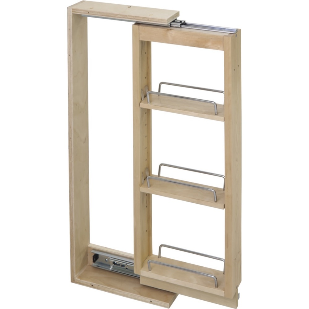HARDWARE RESOURCES WFPO630 30 INCH TALL 6"W UPPER CABINET FILLER PULL OUT SPICE
